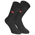 Herzen Socken schwarz - 12