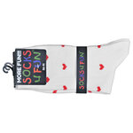 Herzen Socken weiß - 2