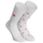 Herzen Socken weiß - 1
