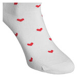 Herzen Socken weiß - 13