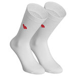Herzen Socken weiß - 12