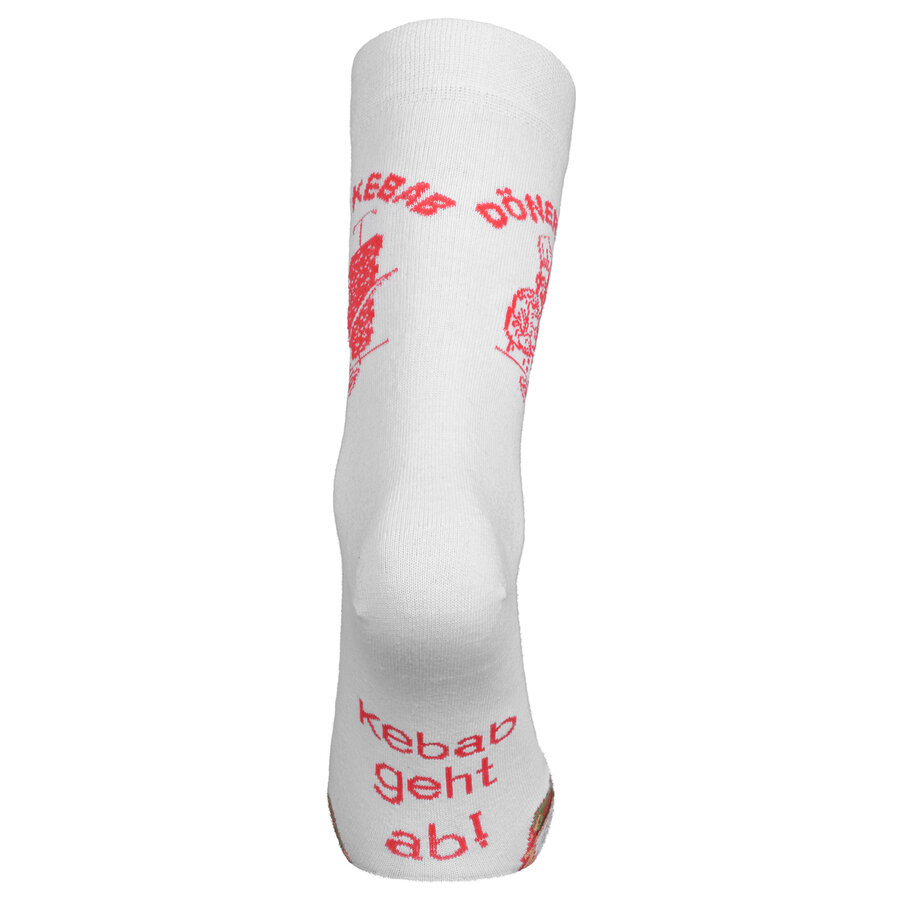Döner Kebab Socken weiß - 11