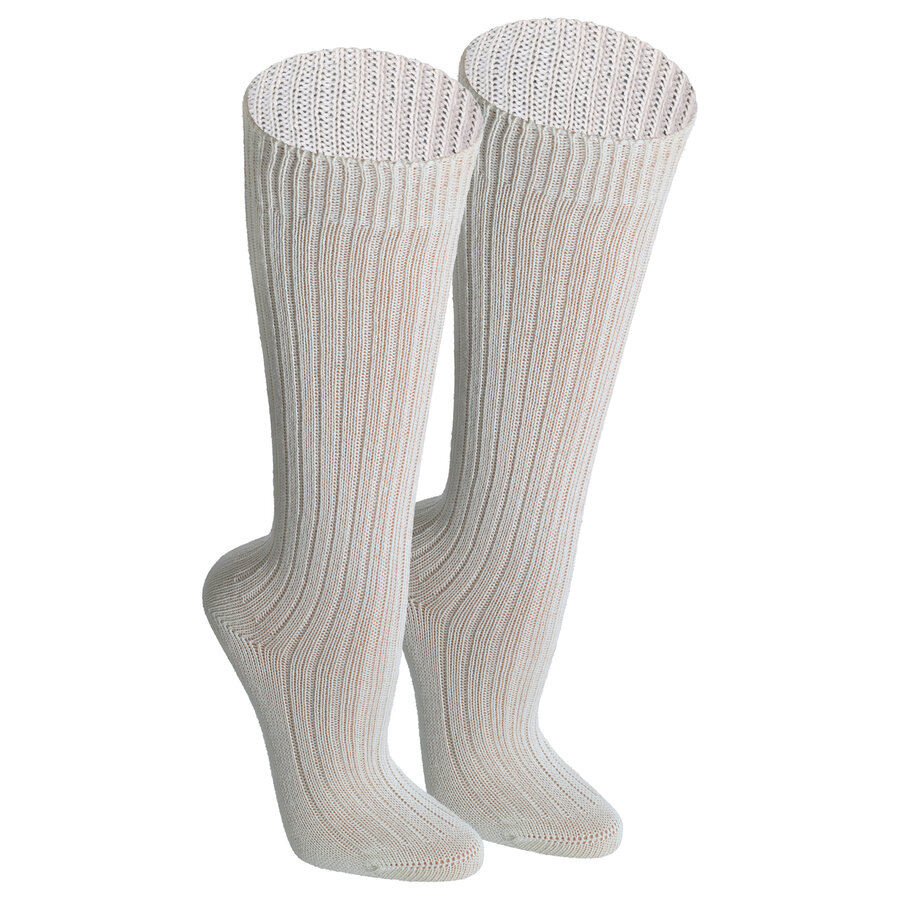 Kniestrümpfe 100% Bio Baumwolle GOTS ungebleicht natur-beige