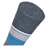 Ringel-Damensocken Bio-Baumwolle Made in Germany grau-blau-style - 5