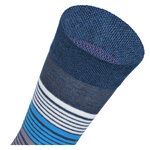 Ringel-Damensocken Bio-Baumwolle Made in Germany blau-grau-style - 5