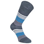 Ringel-Damensocken Bio-Baumwolle Made in Germany grau-blau-style - 6