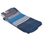 Ringel-Damensocken Bio-Baumwolle Made in Germany blau-grau-style - 4