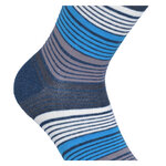 Ringel-Damensocken Bio-Baumwolle Made in Germany blau-grau-style - 7