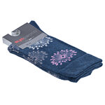 Damensocken Bio-Baumwolle Made in Germany Pusteblume blau-style - 5