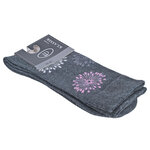 Damensocken Bio-Baumwolle Made in Germany Pusteblume grau-style - 5