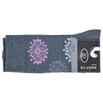 Damensocken Bio-Baumwolle Made in Germany Pusteblume grau-style - 2