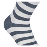 Damensocken Bio-Baumwolle Made in Germany Blockstreifen grau-style - 6