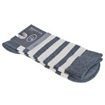 Damensocken Bio-Baumwolle Made in Germany Blockstreifen grau-style - 3