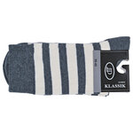 Damensocken Bio-Baumwolle Made in Germany Blockstreifen grau-style - 2