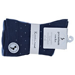 Damensocken extra breites Bündchen und Schaft bunt-mix mit Muster - 12