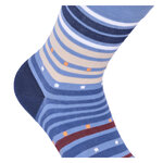 Damensocken extra breites Bündchen und Schaft bunt-mix mit Muster - 13