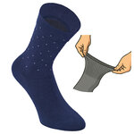 Damensocken extra breites Bündchen und Schaft bunt-mix mit Muster - 14