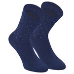 Damensocken extra breites Bündchen und Schaft bunt-mix mit Muster - 16
