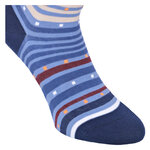 Damensocken extra breites Bündchen und Schaft bunt-mix mit Muster - 66