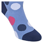 Damensocken extra breites Bündchen und Schaft bunt-mix mit Muster - 42