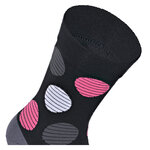 Damensocken extra breites Bündchen und Schaft bunt-mix mit Muster - 27