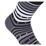 Damensocken extra breites Bündchen und Schaft bunt-mix mit Muster - 4