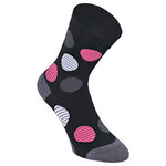 Damensocken extra breites Bündchen und Schaft bunt-mix mit Muster - 30