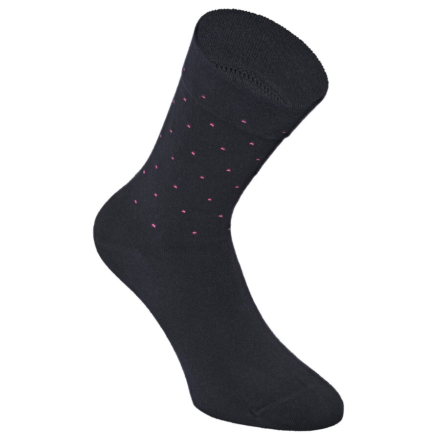 Damensocken extra breites Bündchen und Schaft bunt-mix mit Muster - 55