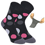Damensocken extra breites Bündchen und Schaft bunt-mix mit Muster - 8