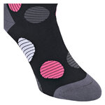 Damensocken extra breites Bündchen und Schaft bunt-mix mit Muster - 34