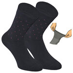 Damensocken extra breites Bündchen und Schaft bunt-mix mit Muster - 9