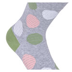 Damensocken extra breites Bündchen und Schaft bunt-mix mit Muster - 68