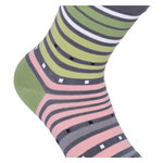 Damensocken extra breites Bündchen und Schaft bunt-mix mit Muster - 21