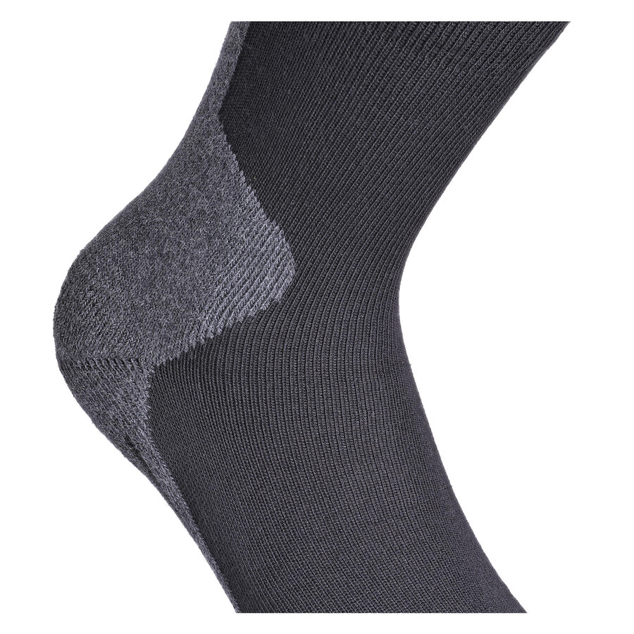 Silber-Sportsocken Frottee Fußbett Baumwolle Made in Germany schwarz - 7