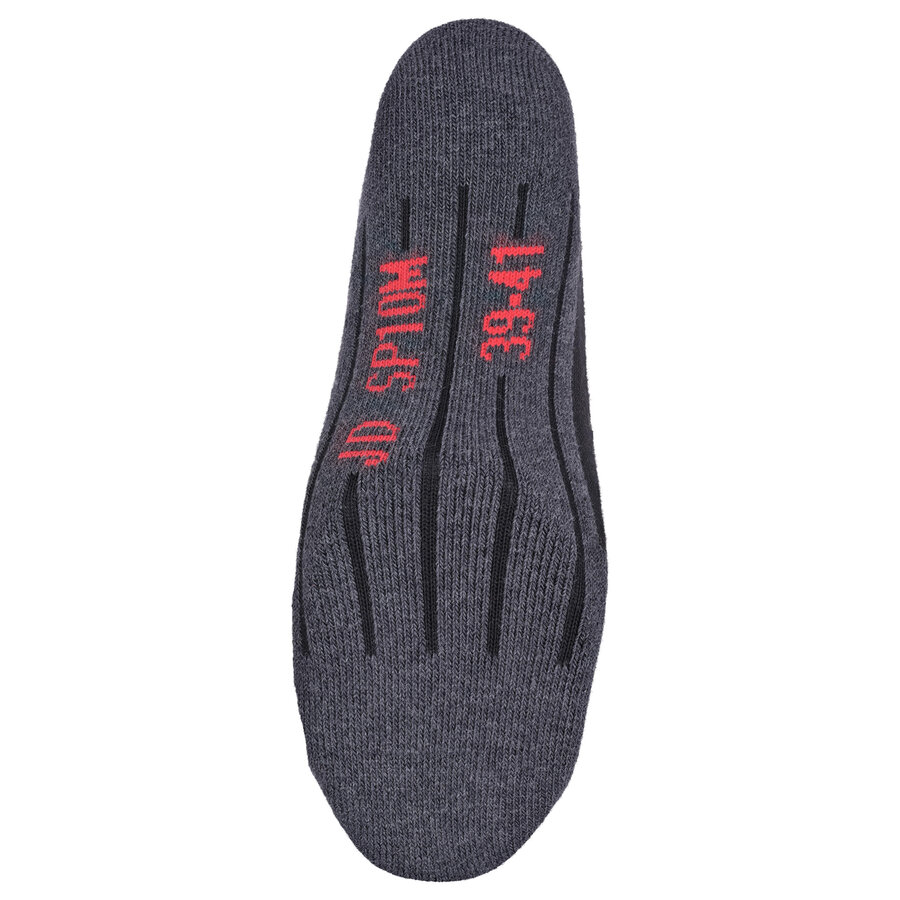 Silber-Sportsocken Frottee Fußbett Baumwolle Made in Germany schwarz - 10