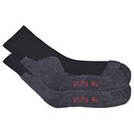 Silber-Sportsocken Frottee Fußbett Bio-Baumwolle Made in Germany schwarz - 3