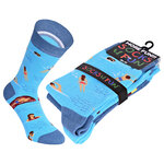 Freibad Motivsocken Schwimmen Baumwolle - 7