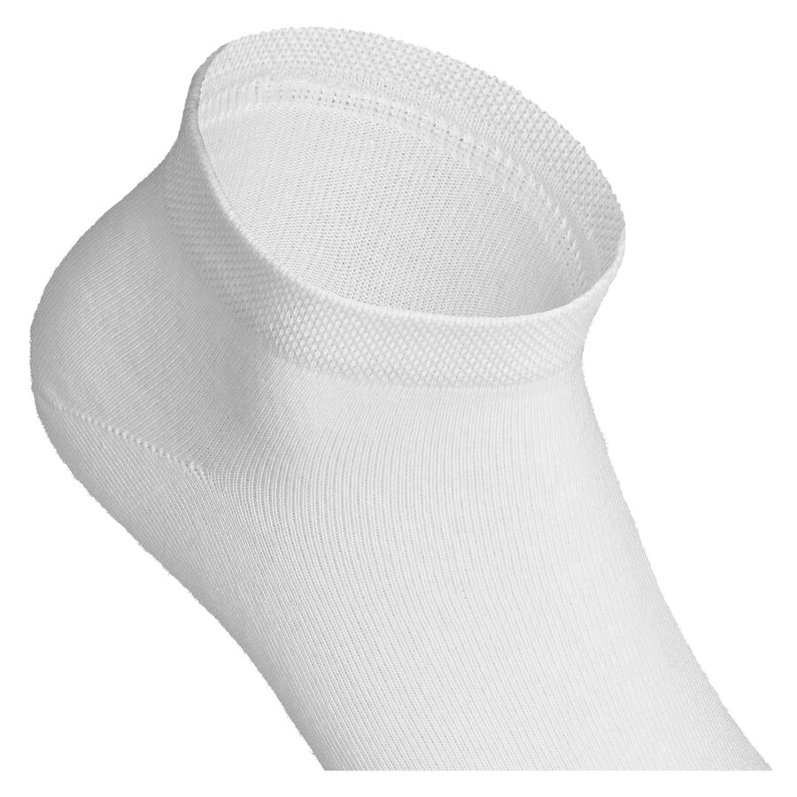 Sneakersocken Baumwolle weiß - 6