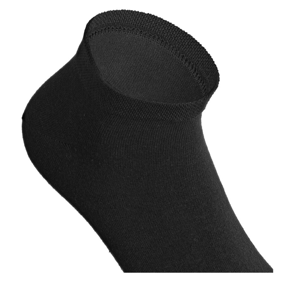Sneakersocken Baumwolle schwarz - 6