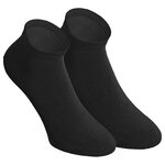 Sneakersocken Bio-Baumwolle schwarz - 1