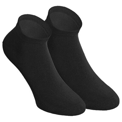 Sneakersocken Bio-Baumwolle schwarz