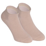 Sneakersocken Bio-Baumwolle beige - 1