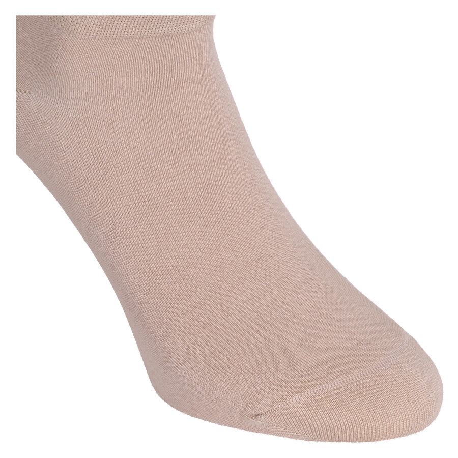 Sneakersocken Baumwolle beige - 3