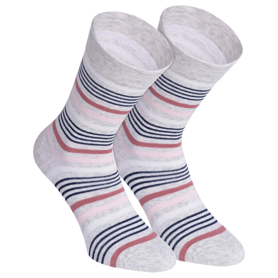 Damensocken extra breites Bündchen und Schaft Frühlings-Mix mit Muster - 27