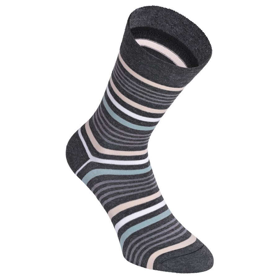 Damensocken extra breites Bündchen und Schaft Frühlings-Mix mit Muster - 55