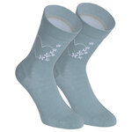 Damensocken extra breites Bündchen und Schaft Frühlings-Mix mit Muster - 52