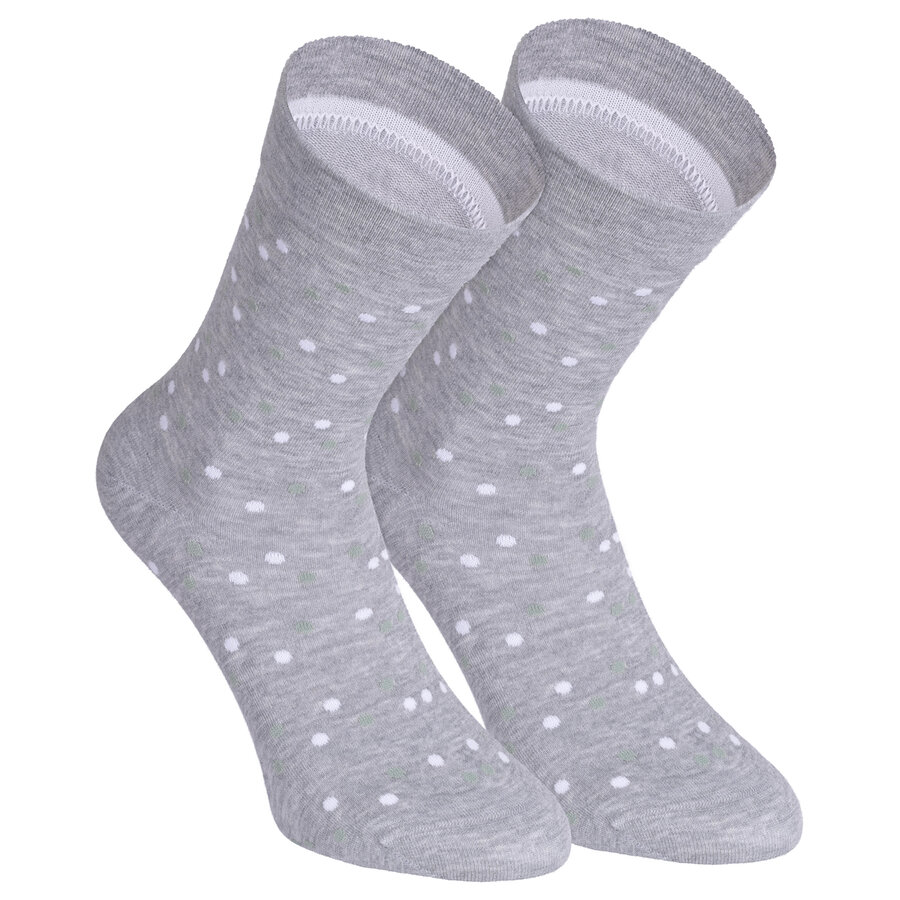 Damensocken extra breites Bündchen und Schaft Frühlings-Mix mit Muster - 47