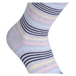 Damensocken extra breites Bündchen und Schaft Frühlings-Mix mit Muster - 6