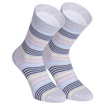 Damensocken extra breites Bündchen und Schaft Frühlings-Mix mit Muster - 21
