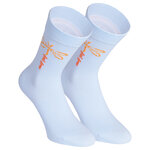 Damensocken extra breites Bündchen und Schaft Frühlings-Mix mit Muster - 20